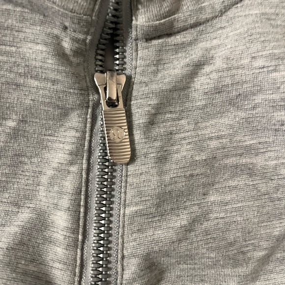 LULULEMON Run On Jacket Full Zip Up Stretch Hoodie Zip Up Tall Collar Rouched 4 - Picture 2 of 5